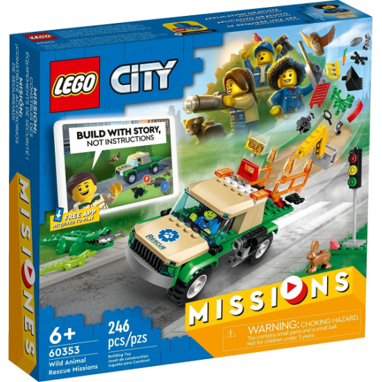 LEGO CITY Missions de sauvetage des animaux sauvages 2022
